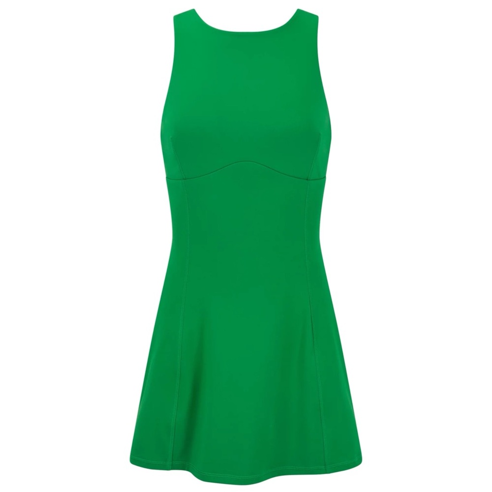NWT ADORE ME Daphnie Lined Plus Lotus Active Dress Green